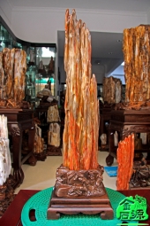 树化玉-NO.3554红色树化玉